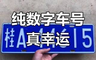 南宁顺号车牌号多少钱一个，车牌靓号在哪买