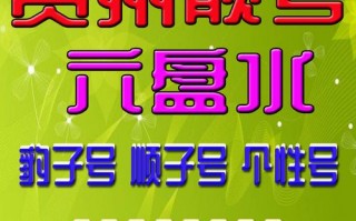 六盘水哪里能办车牌靓号的，买个好的车牌号多少钱