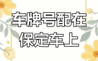 保定车牌靓号代选多少钱，车牌靓号购买