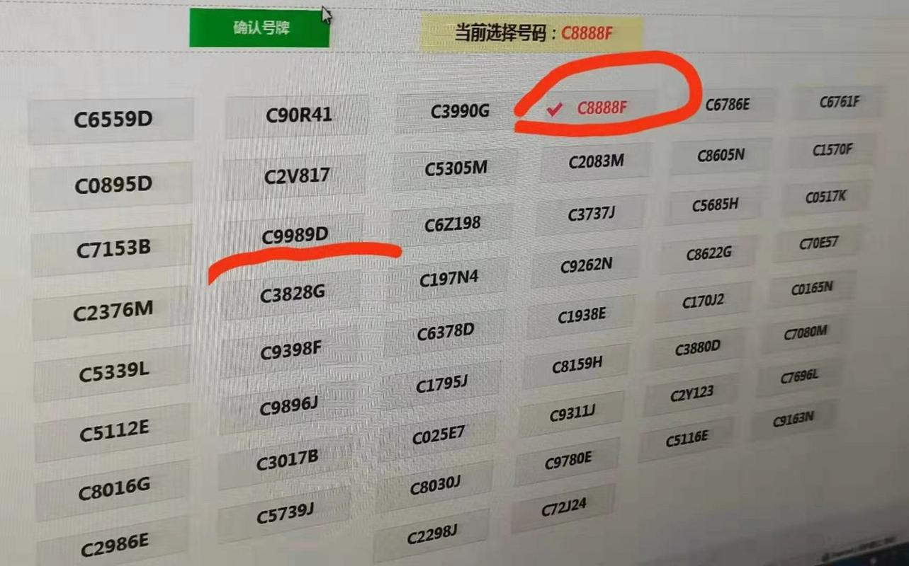 珠海车牌靓号购买，珠海车牌靓号出售价格表大全-第2张图片-七号汽车选号